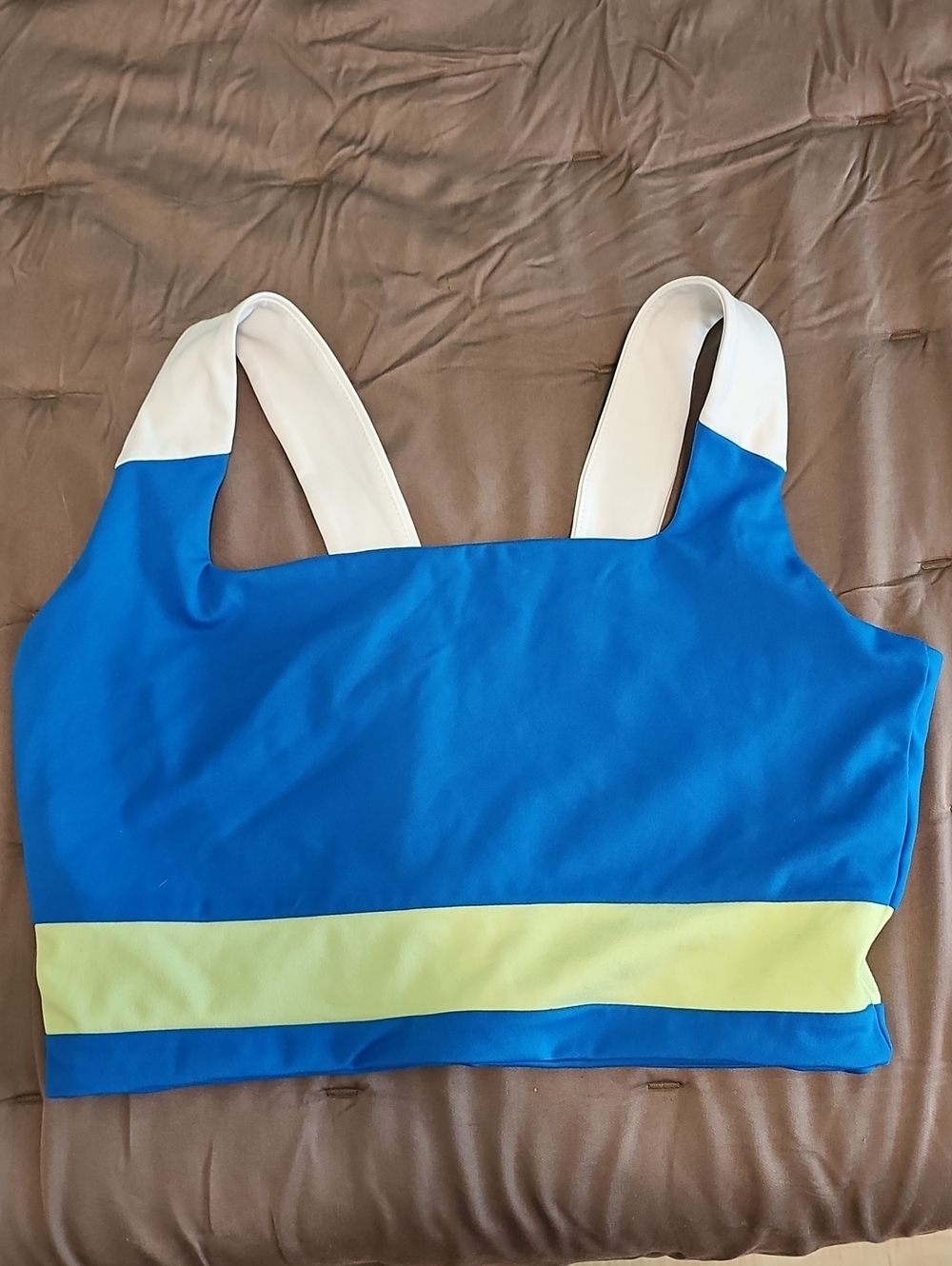 Royal Change Color Blocked Longline Sports Bra XL